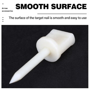 Light Gray SPG Archery Target Pins | Steel & ABS Fastening Tools for EVA Targets SPG