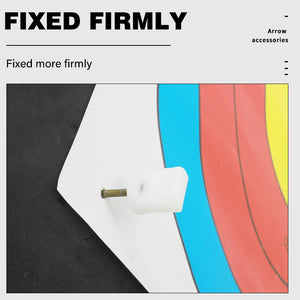 Light Gray SPG Archery Target Pins | Steel & ABS Fastening Tools for EVA Targets SPG