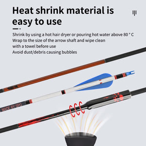 Lavender SPG Arrow Shaft Crest Wrap – Heat Shrink Protective Stickers SPG