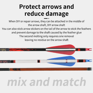 Lavender SPG Arrow Shaft Crest Wrap – Heat Shrink Protective Stickers SPG