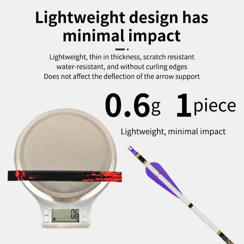 Lavender SPG Arrow Shaft Crest Wrap – Heat Shrink Protective Stickers SPG
