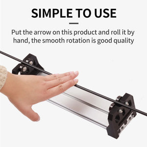 Beige SPG Arrow Spinner – Archery Shaft Straightness Tester SPG