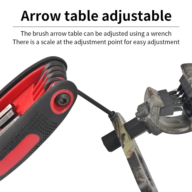 Dark Slate Gray SPG Capture Biscuit Arrow Rest – Compound Bow Adjustable Brush Arrow Holder SPG