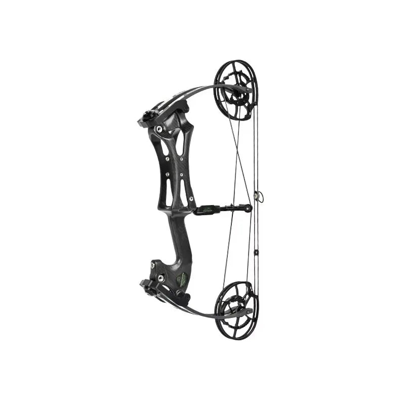 Dark Slate Gray SPG DL Dual-Purpose Compound Bow | Carbon Fiber Riser with Laminated Fiberglass Limbs (30–70 LBS, 20" ATA, Black) SPG