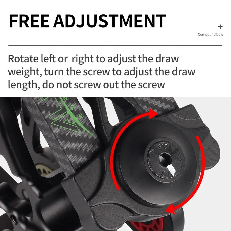 Dark Slate Gray SPG Dual-Purpose Compound Bow – Adjustable 40–70 LBS, Aluminum Alloy, 63cm Length, Black SPG