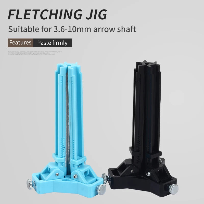 Light Gray SPG Feather Sticker Fletching Jig | Durable Arrow Shaft Fletch Tool SPG