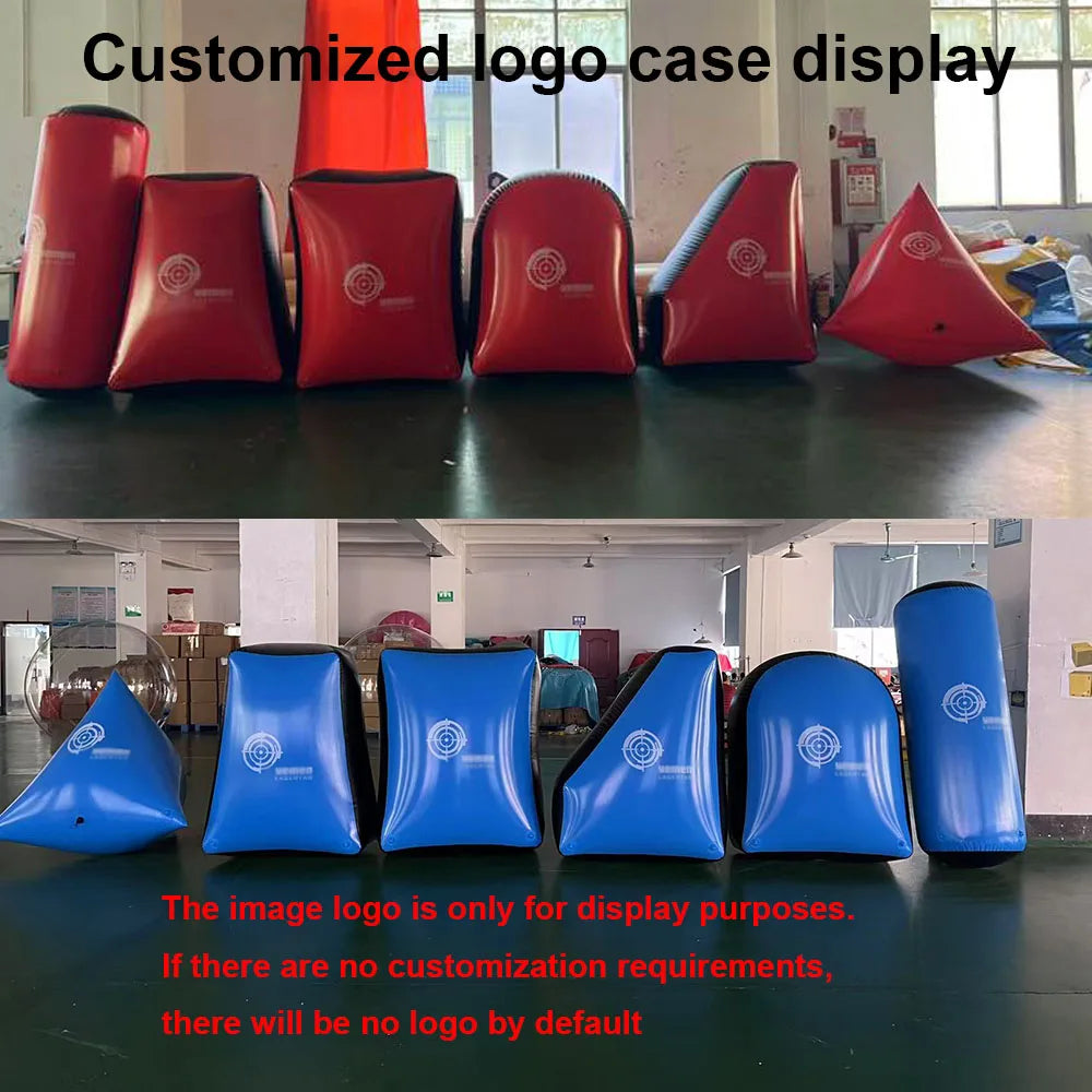 Dark Slate Gray SPG Inflatable Bunkers – PVC Barriers for Archery Tag, Paintball & Outdoor Combat Games (Multiple Shapes) SPG