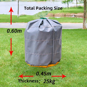 Dark Sea Green SPG Inflatable Bunker Set | PVC Mesh Game Bunkers | Archery Tag & Paintball SPG