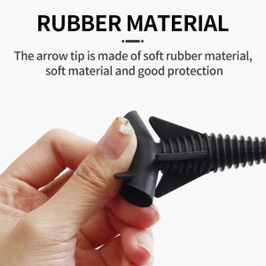 Dark Slate Gray SPG Kids Fiberglass Suction Cup Arrows | Safe 5mm Rubber Tip Arrows SPG