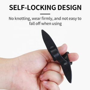 Misty Rose SPG Leather Bow Wrist Sling Yoke | Adjustable Comfortable Grip Strap SPG