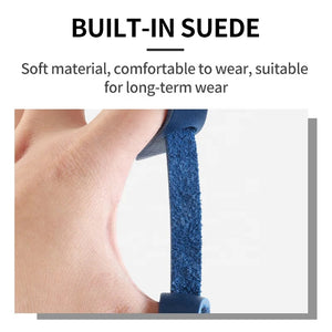 Light Gray SPG Leather Bow Wrist Sling Yoke | Adjustable Comfortable Grip Strap SPG