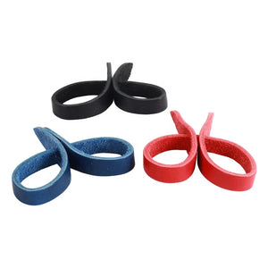 Light Coral SPG Leather Bow Wrist Sling Yoke | Adjustable Comfortable Grip Strap SPG