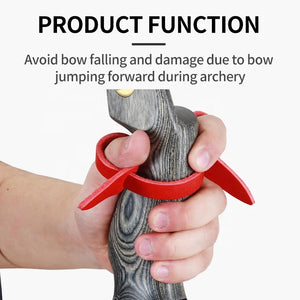 Misty Rose SPG Leather Bow Wrist Sling Yoke | Adjustable Comfortable Grip Strap SPG