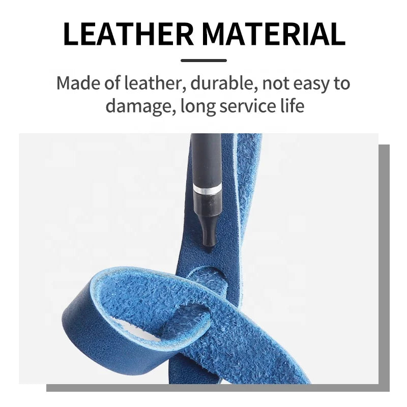 Lavender SPG Leather Bow Wrist Sling Yoke | Adjustable Comfortable Grip Strap SPG