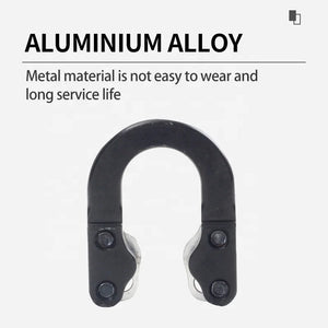 Dark Slate Gray SPG Metal D-Loop for Compound Bows ā Aluminum Alloy Archery Bowstring Release Buckle (Black/Red/Blue) SPG