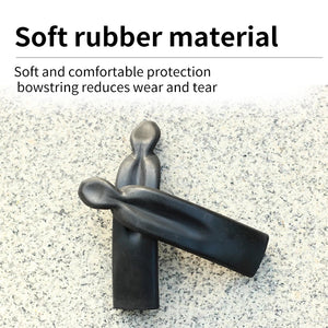 Beige STARCN Recurve Bow Limb Tip Protector | Flexible Rubber Guard Cap SPG