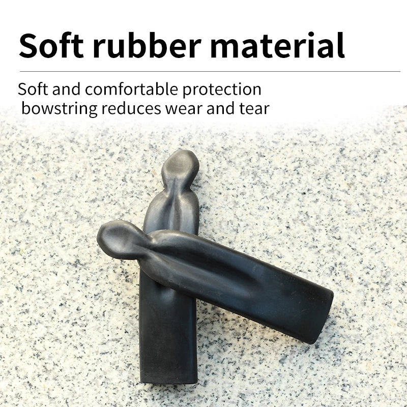 Beige STARCN Recurve Bow Limb Tip Protector | Flexible Rubber Guard Cap SPG