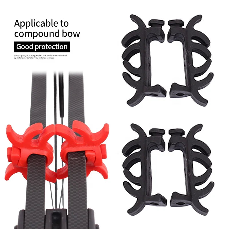 Dark Slate Gray SPG Compound Bow Limb Dampers | Rubber Shock Absorbing Stabilizers SPG