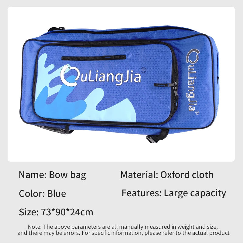 Dark Slate Blue SPG Takedown Recurve Bow & Arrow Case | Protective Archery Backpack Bag with Telescopic Tube Storage SPG