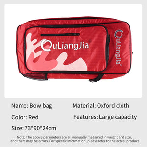 Firebrick SPG Takedown Recurve Bow & Arrow Case | Protective Archery Backpack Bag with Telescopic Tube Storage SPG