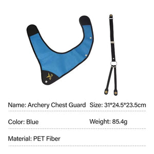 Steel Blue SPG Archery Chest Protector Guard SPG