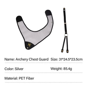 Black SPG Archery Chest Protector Guard SPG