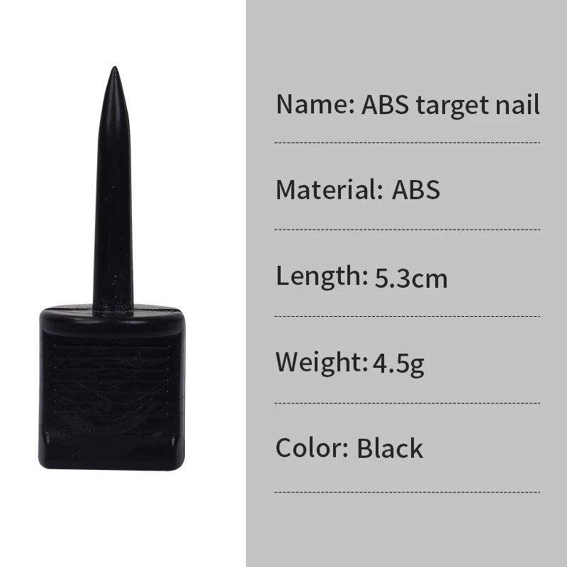 Gray SPG Archery Target Pins β Steel/ABS EVA Foam Face Pin Holders for Archery Targets (Black/White, Lightweight & Durable) SPG