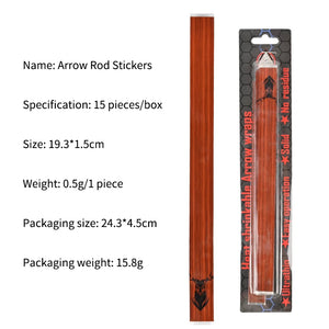 Sienna SPG Arrow Shaft Crest Wrap – Heat Shrink Protective Stickers SPG