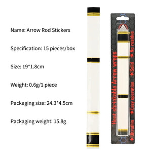 Beige SPG Arrow Shaft Crest Wrap – Heat Shrink Protective Stickers SPG