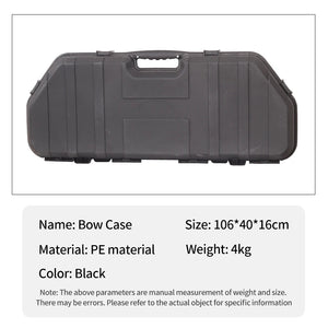 White Smoke SPG Compound Bow Hard Case | ABS Storage Box with Foam Protection SPG