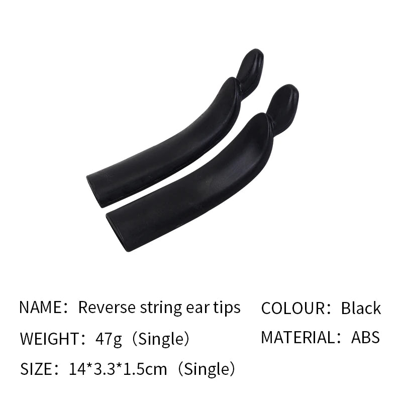 SPG Recurve Bow Limb Tip Protector β Durable ABS Reverse String Ear Caps for Longbow & Recurve Bows