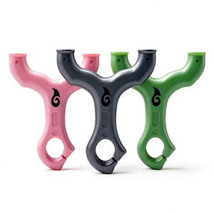 White Smoke SPIRIX Resin Slingshot Lightweight Ergonomic Frame MARKSMAN