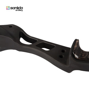 White Smoke Sanlida® Hermit 10 ILF CNC Aluminum Recurve Bow Riser – 19 Inch RH SANLIDA