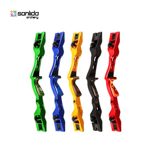 White Smoke Sanlida® Hermit 10 ILF CNC Aluminum Recurve Bow Riser – 19 Inch RH SANLIDA