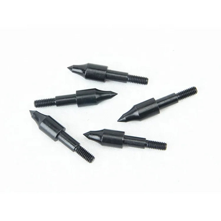 White Smoke SPG 6.2mm Screw-in Arrow Tips | 100 Grain Metal Field Points SPG