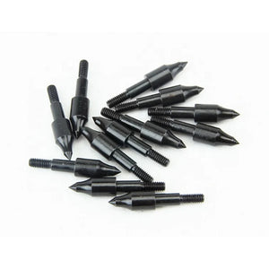 Dark Slate Gray SPG 6.2mm Screw-in Arrow Tips | 100 Grain Metal Field Points SPG