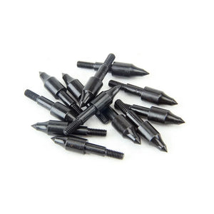 Dark Slate Gray SPG 6.2mm Screw-in Arrow Tips | 100 Grain Metal Field Points SPG