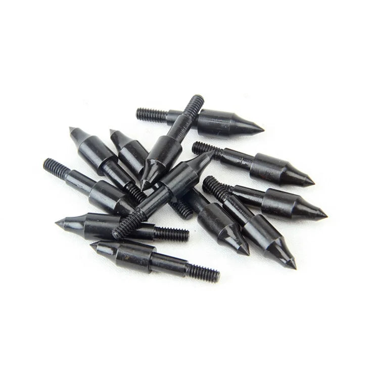 Dark Slate Gray SPG 6.2mm Screw-in Arrow Tips | 100 Grain Metal Field Points SPG