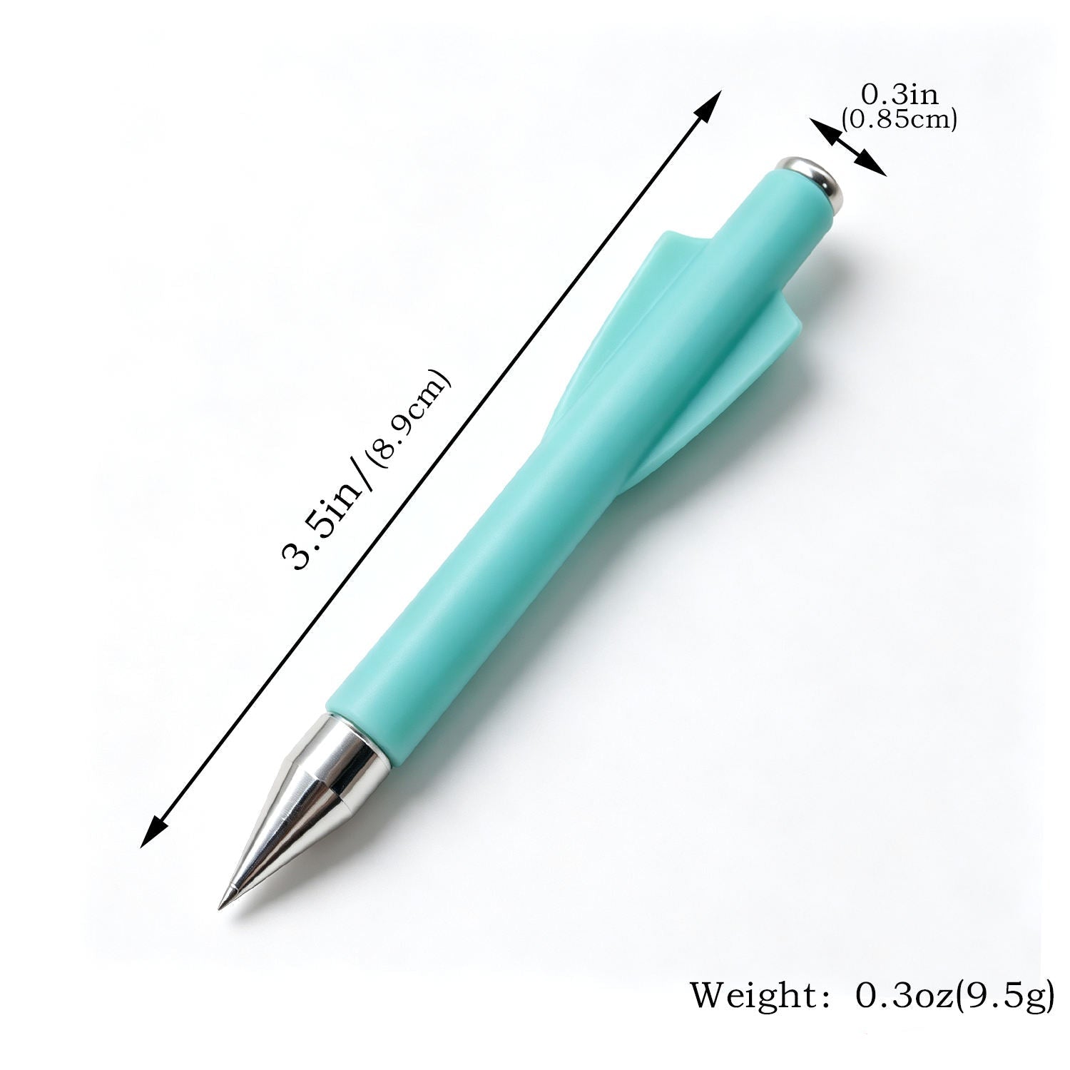 White Smoke Short Blue 8.5mm Dart with 2-Fletch Design for Archery Equipment MARKSMAN