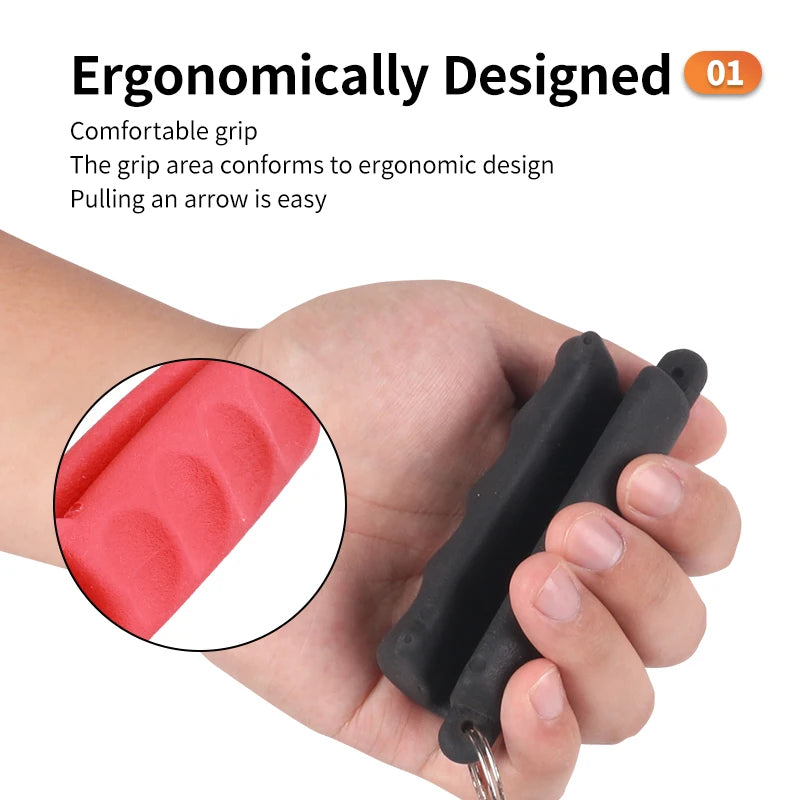 Rosy Brown SPG Silicone Rubber Arrow Puller – Non-Slip Archery Remover SPG