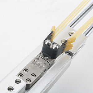 Lavender New Silver Wolf Stainless Steel Alloy Slingshot Rifle Outdoor Target Shooting Slingshot Rifle INDIAN SLINGSHOT