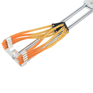 Sandy Brown New Silver Wolf Stainless Steel Alloy Slingshot Rifle Outdoor Target Shooting Slingshot Rifle INDIAN SLINGSHOT