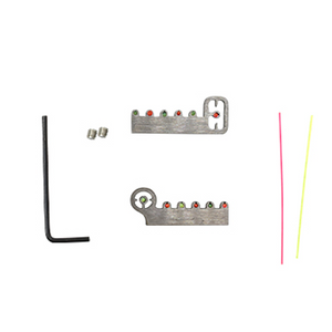 Rosy Brown Slingshot Accessories Stainless Steel Sight Resin Sight Laser Horizontal Sight INDIAN SLINGSHOT