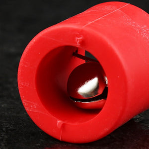 Black Slingshot Bell Bull's Eye Target – Colored Silicone Impact-Resistant Design INDIAN SLINGSHOT