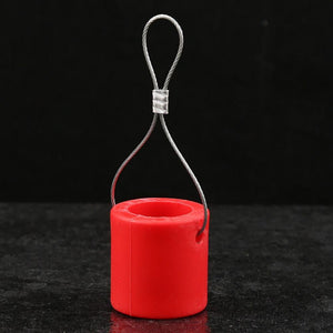 Black Slingshot Bell Bull's Eye Target – Colored Silicone Impact-Resistant Design INDIAN SLINGSHOT