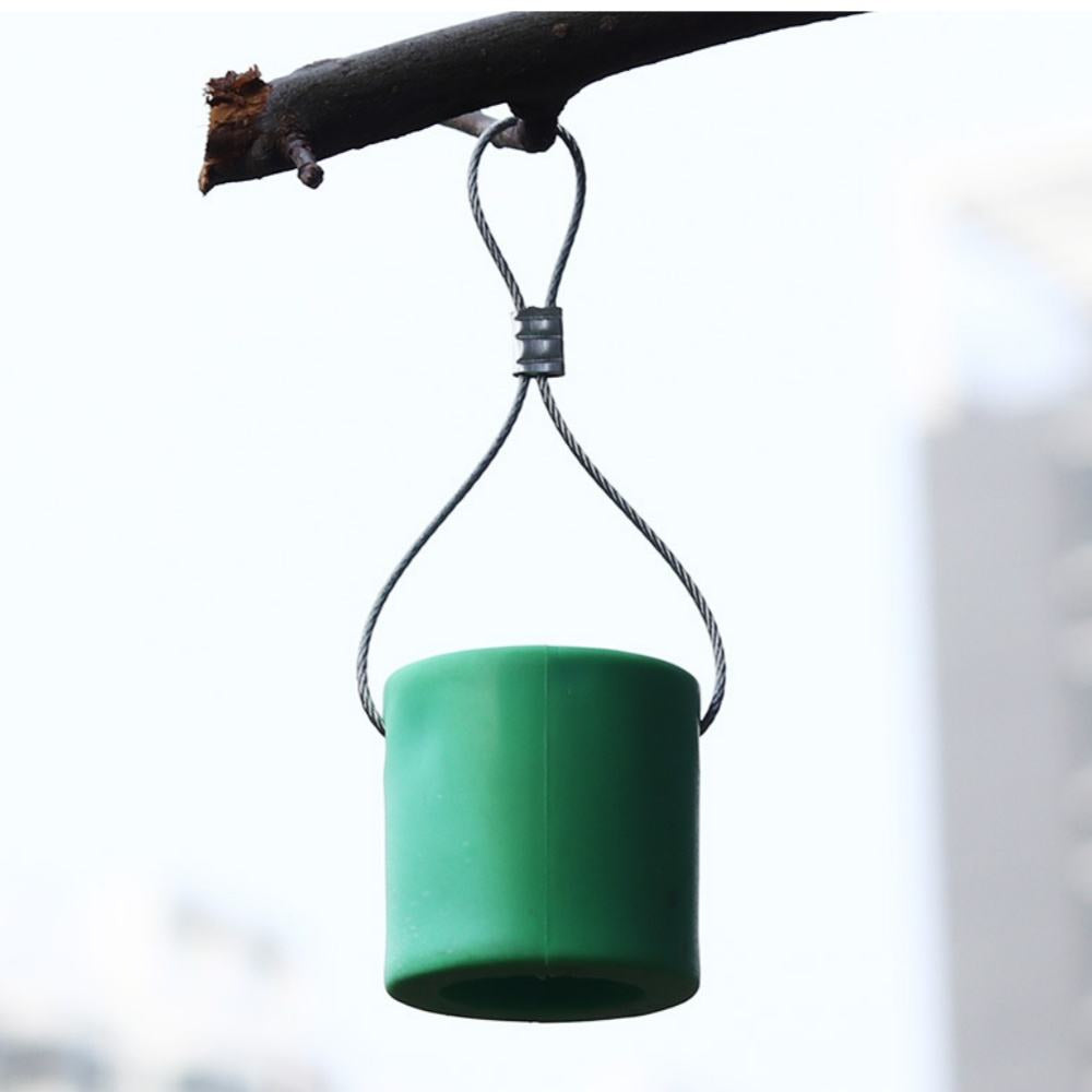 White Smoke Slingshot Bell Bull's Eye Target – Colored Silicone Impact-Resistant Design INDIAN SLINGSHOT