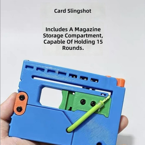 Lavender Slingshot Magic Card Version 2.0 Mini Foldable Pocket-Friendly Toy MARKSMAN