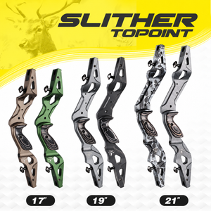 White Smoke TOPOINT Slither 21 Inch ILF Recurve Bow Riser Topoint