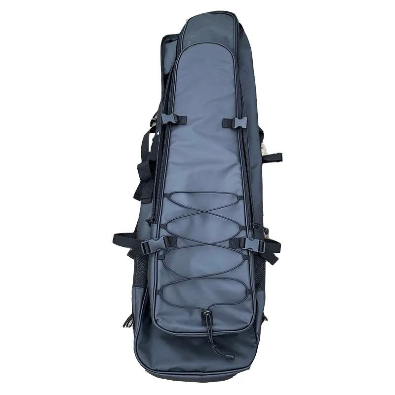 White Smoke Waterproof Spearfishing Long Flipper Backpack – Foldable Dry Bag with Double Shoulder Straps for Freediving Fins, Surfing & Diving Gear INDIAN SLINGSHOT