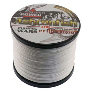 White Smoke Heavy Duty 16 Strand UHMWPE Hollow Core Braided Fishing Line – 2mm Speargun Line (100M) INDIAN SLINGSHOT